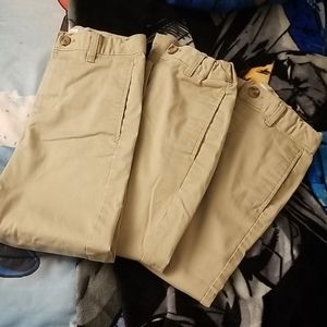 Boys kahki uniform pants